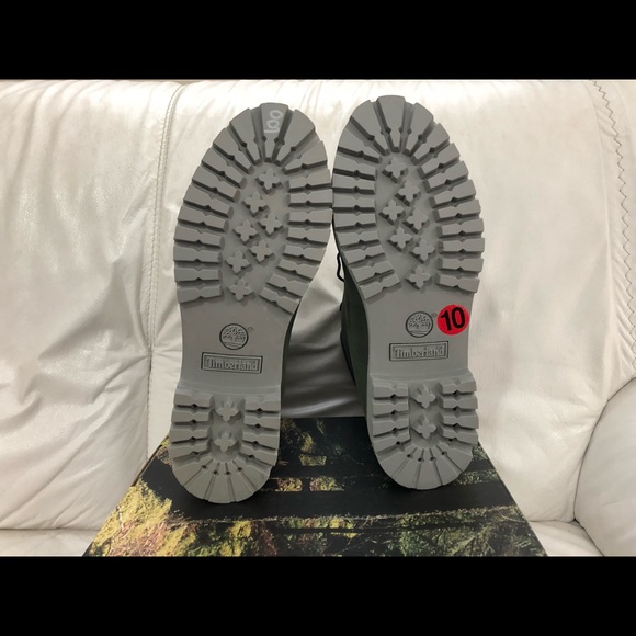 Timberland 6 Inch Boots Dark Grey Navy New Premium - Picture 6 of 7